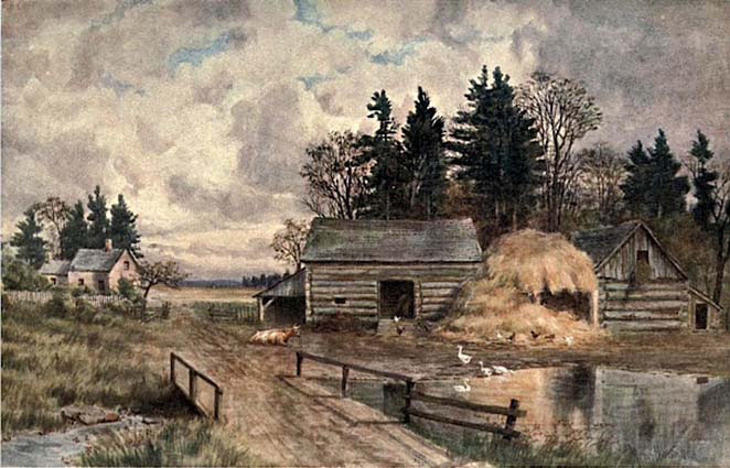 Antigua granja en New Brunswick